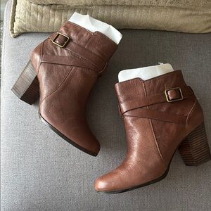 Cole Haan Women’s Brown Leather Ankle Boots